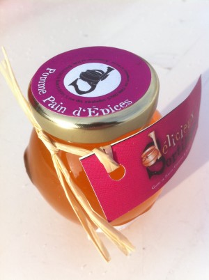 Gelée de pomme pain d'épices 120g (accompagner foie gras) Gelée de pomme pain d'épices 120g (accompagner foie gras)