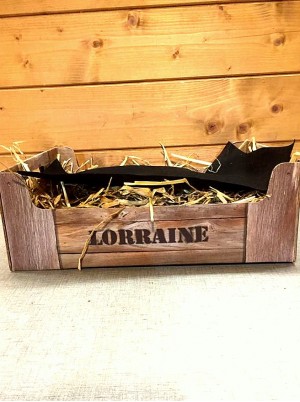 Emballage coffret cadeau :Cagette carton " terroir" Emballage coffret cadeau :Cagette carton " terroir"