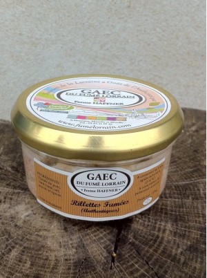 Rillettes fumées de la ferme -180g Rillettes fumées de la ferme -180g