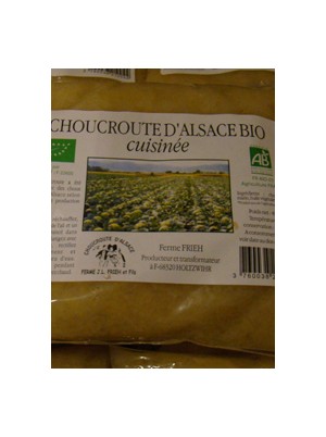 Choucroute cuite Bio d'Alsace France -650g Choucroute cuite Bio d'Alsace France -650g