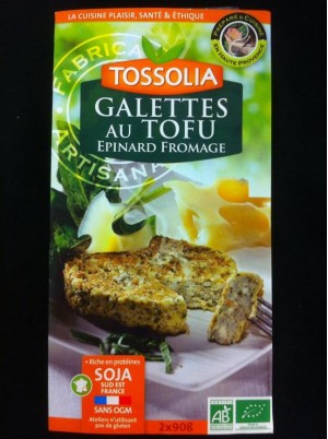 Galettes Bio de Tofu Epinard-Fromage - 2x90g Galettes Bio de Tofu Epinard-Fromage - 2x90g