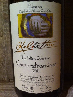 Gewurztraminer Tentation Suprême - Domaine Kelhetter Gewurztraminer Tentation Suprême - Domaine Kelhetter