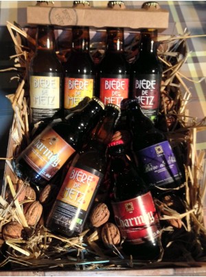 Coffret cadeau 8 bières artisanales de Lorraine Coffret cadeau 8 bières artisanales de Lorraine