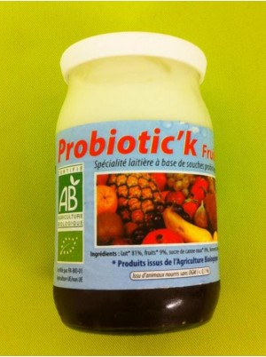 Yaourt Bio Probiotic'K aux fruits -170g Yaourt Bio Probiotic'K aux fruits -170g