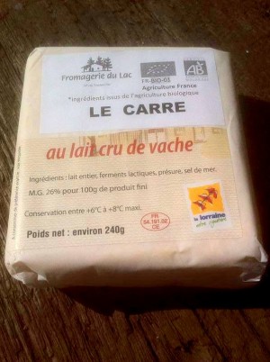 Le" Carré" des Vosges Bio -240g Le" Carré" des Vosges Bio -240g