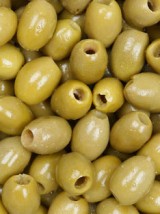 Pot d'olives vertes dans huile aux herbes dénoyautées Bio de Grèce- 200g