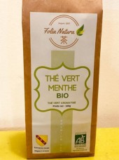 Thé vert Bio à la menthe -100g