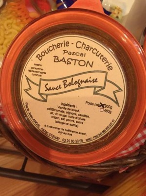Sauce bolognaise Boucherie Baston -460g Sauce bolognaise Boucherie Baston -460g