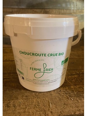 Choucroute crue Frieh Bio d'Alsace France- seau 1kg Choucroute crue Frieh Bio d'Alsace France- seau 1kg
