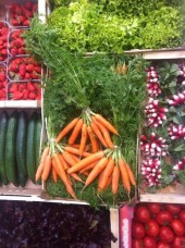 Panier gastronomique de fruits et légumes bio et de saison