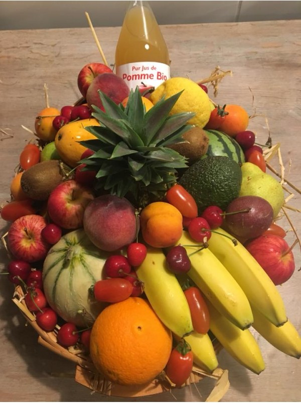 Panier frais de fruits & légumes bio de saison