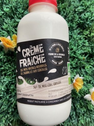 Crème fluide bio de la ferme d'Alsace -50 cl Crème fluide bio de la ferme d'Alsace -50 cl