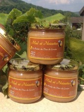 Miel de fleurs de Lorraine et noisettes -450g (pâte à tartiner)