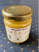 Moutarde nature douce Bio Saillard de France-200ml