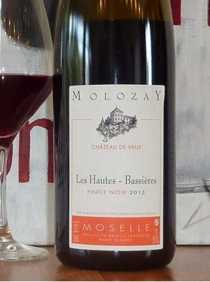 Pinot Noir  Hautes Bassières Château de Vaux  -75cl