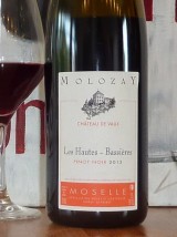 Pinot Noir 2013 Hautes Bassières Molozay -75cl