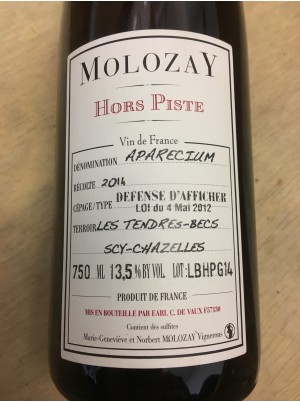 Vin blanc Bio de Moselle Aparecium Château de Vaux-75cl