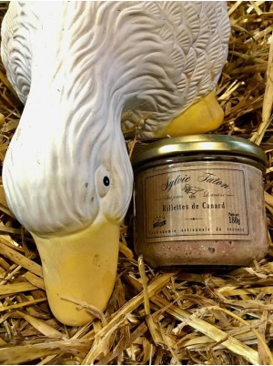 Rillettes artisanales de canard 180g- de Lorraine