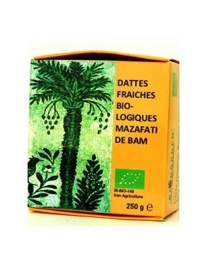 Dattes Fraîches Mazafati Bio d'Iran- paquet de 250g