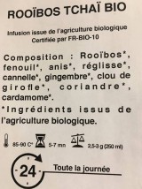 Rooïbos Bio Tchaï-100g