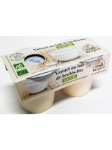 Yaourt nature au lait de brebis Bio Ferme du Causse- 2x125g