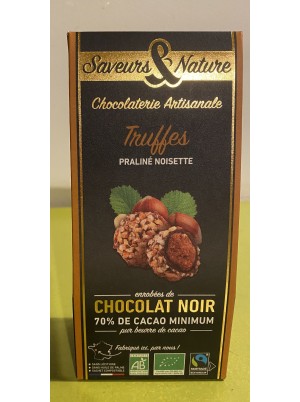 Truffes Cacao noisette Bio fabriqué en France- 100g