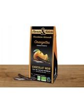 Orangettes confites enrobées de chocolat noir Bio -125g