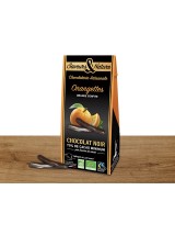 Orangettes confites enrobées de chocolat noir Bio -125g