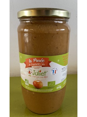 Compote purée de pommes Bio-840g (pommes Juliet)