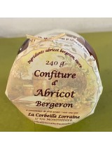 confiture d'abricot artisanale de Lorraine-240g