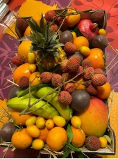 Corbeille de fruits Bio de Noël