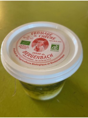 pot de Chèvre à l'huile Bergenbach (d'olive et aux herbes)-la pièce