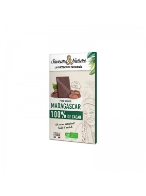 Chocolat Bio 100% Cacao origine Madagascar