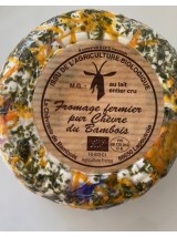 Chèvre fermier frais Bio aux fleurs d'Alsace