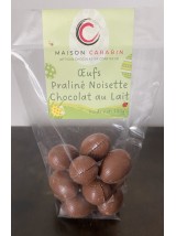 Oeufs Praliné Noisette Chocolat LAIT-100g (Maison Carabin)